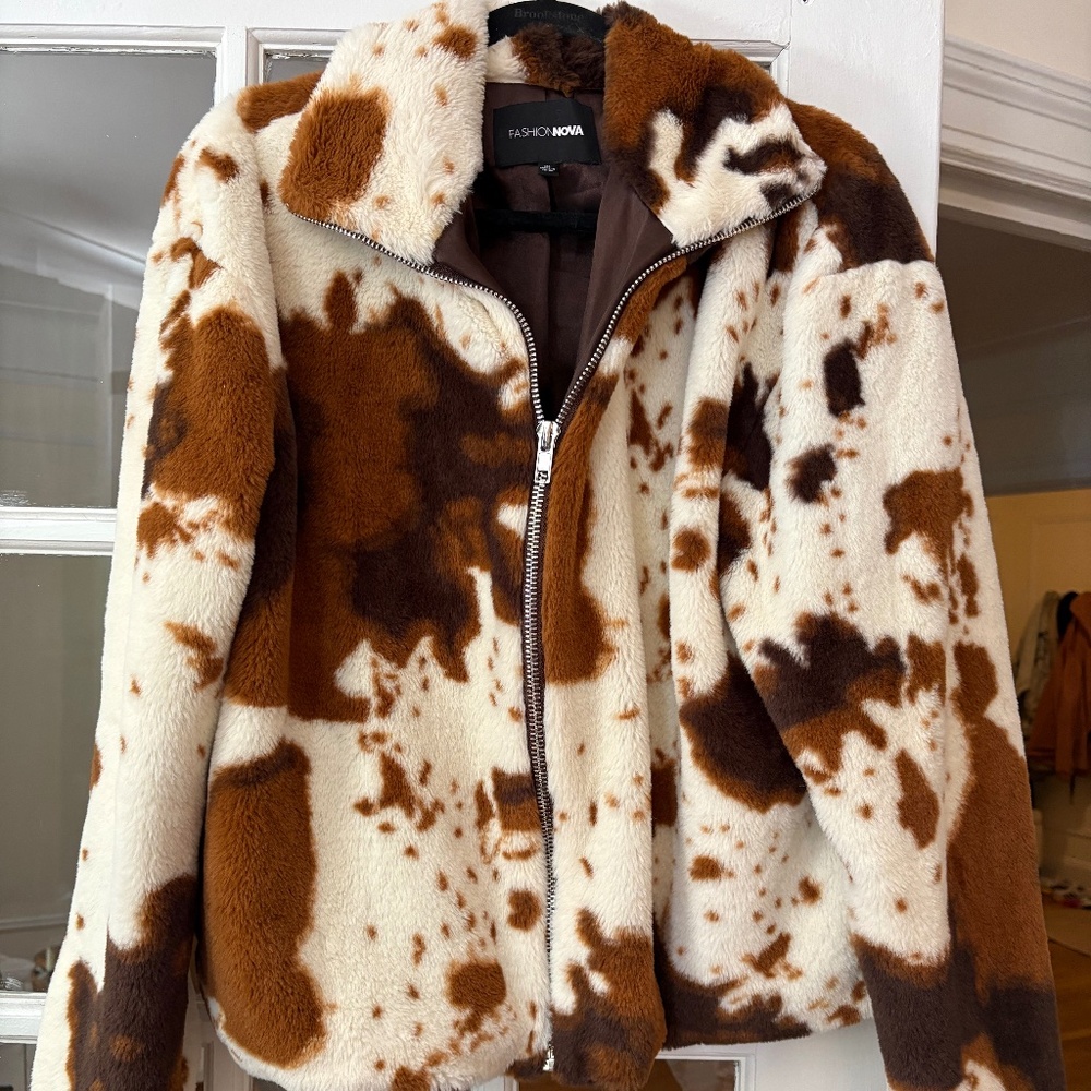 Animal print jacket
